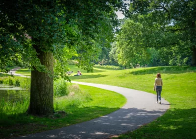 Wandelen in het Park in Deventer