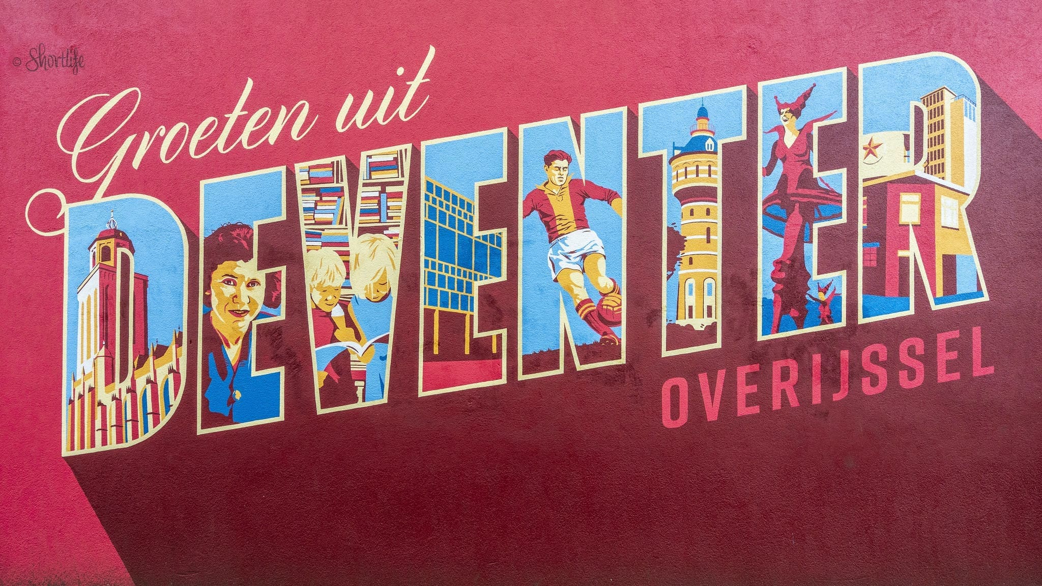 Streetart Mural van Deventer