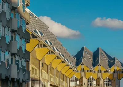 Kubus woningen in rotterdam architectuurfoto